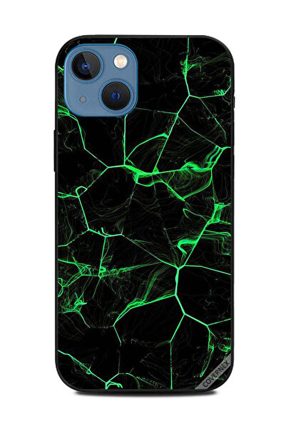 Covernex غطاء حماية لهاتف Apple iPhone 13 بنمط أمواج خضراء