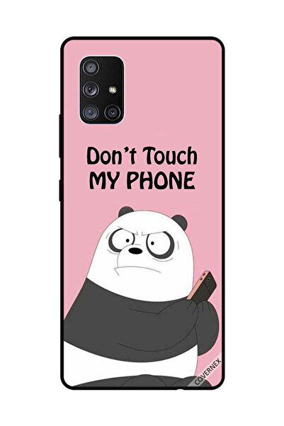 Covernex Protective Case Cover For Samsung Galaxy A71 Don't Touch My Phone Panda
