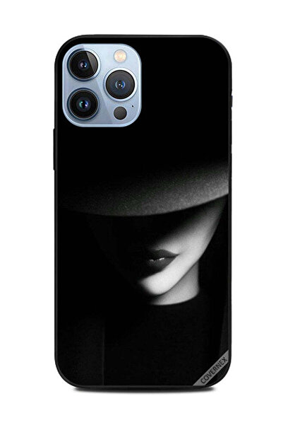 Covernex غطاء حماية لهاتف أبل آيفون 13 برو ماكس - فتاة القبعة السوداء - الصمت...