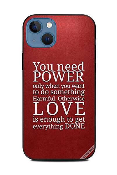 Covernex غطاء حماية لهاتف Apple iPhone 13 - الحب يكفي