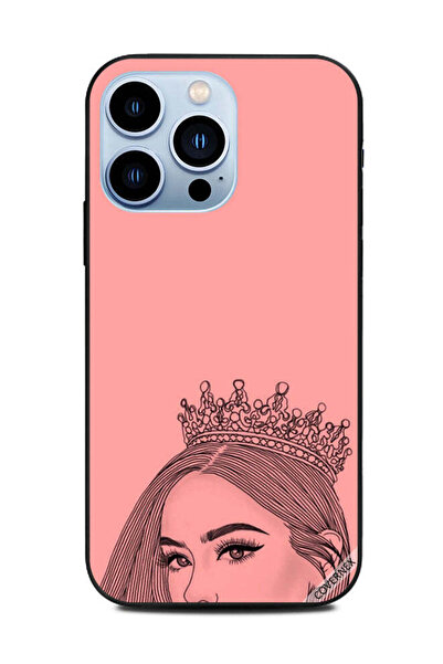 Covernex غطاء حماية لهاتف Apple iPhone 13 Pro مع صورة فتاة الملكة في الأسفل
