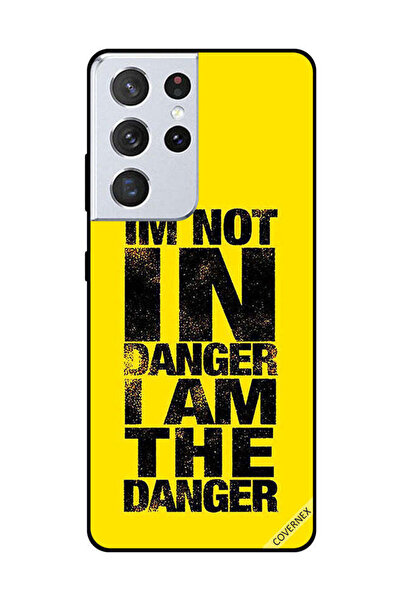 Covernex غطاء حماية لهاتف سامسونج جالكسي S21 ألترا أنا لست في خطر أنا الخطر