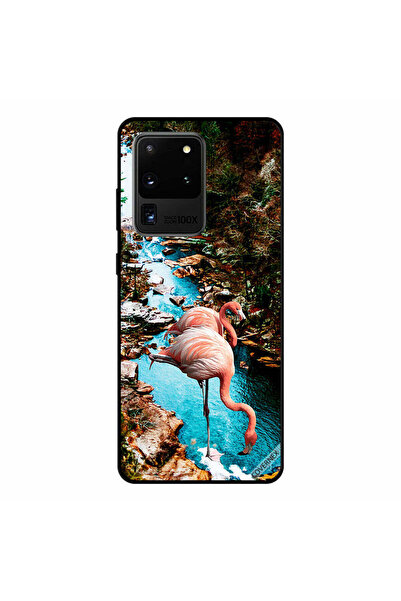 Covernex غطاء حماية لهاتف سامسونج جالكسي S20 ألترا بنقشة مياه الشرب من فلامنغو