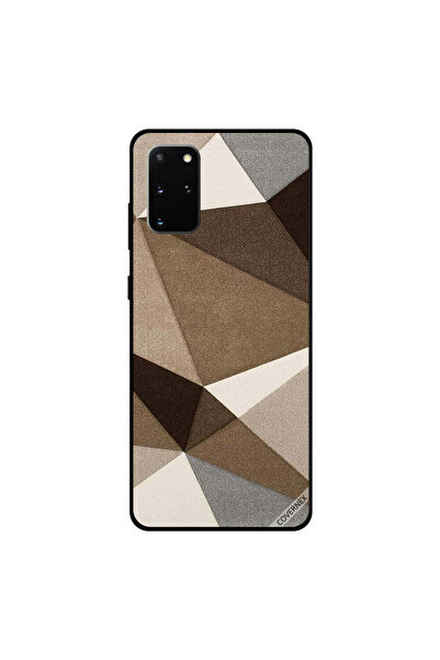 Covernex غطاء حماية لهاتف سامسونج جالاكسي S20 بلس بنمط هرمي بني لامع