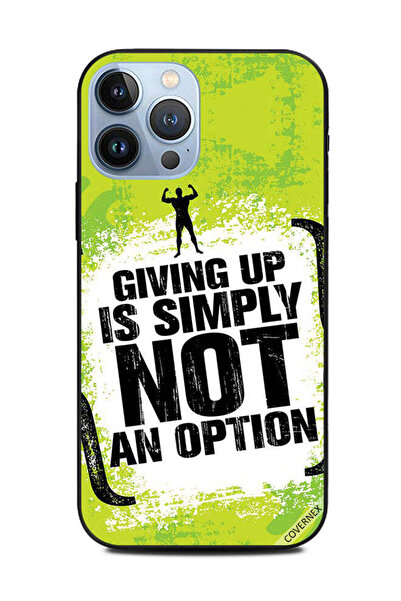 Covernex غطاء حماية لهاتف Apple iPhone 13 Pro Max الاستسلام ليس خيارًا على ال...