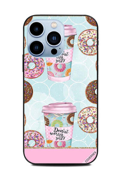 Covernex Protective Case Cover For Apple iPhone 13 Pro Donut Worry Girl
