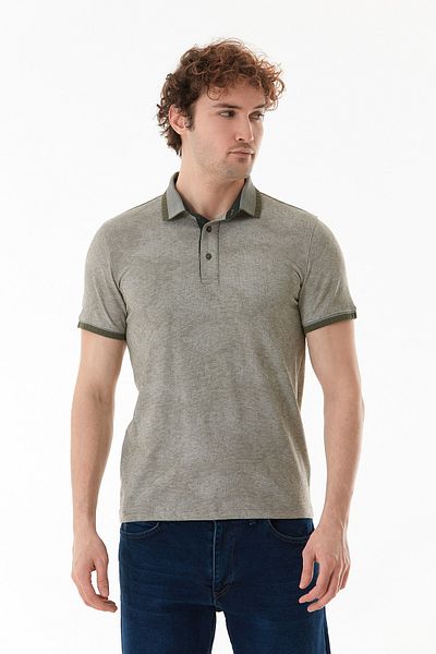 Fulla Moda Μπλουζάκι Basic Polo Yaka Slim Fit