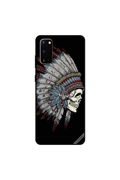Covernex غطاء حماية لهاتف سامسونج جالكسي S20 بطبعة جمجمة الريش