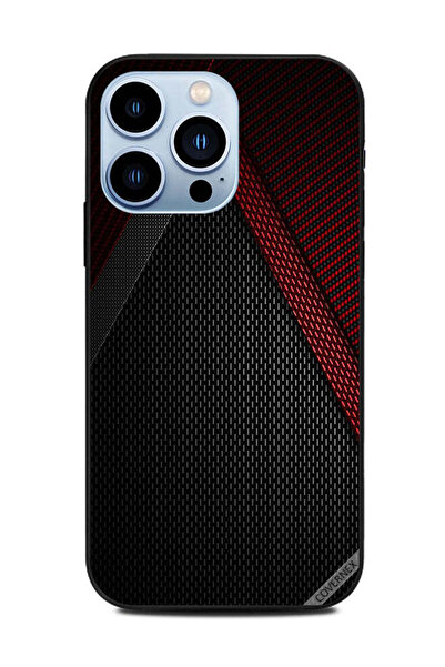 Covernex غطاء حماية لجهاز Apple iPhone 13 Pro بنمط بيلتس باللونين الأسود والأحمر والرمادي