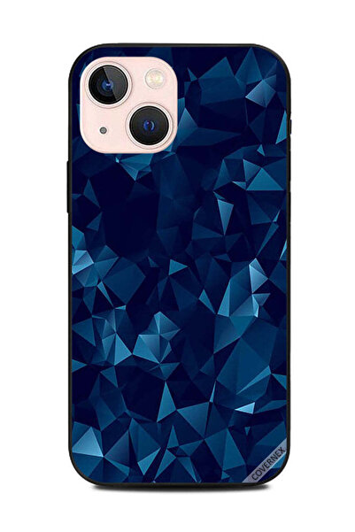 Covernex غطاء حماية لهاتف أبل آيفون 13 ميني بخلفية فسيفسائية زرقاء