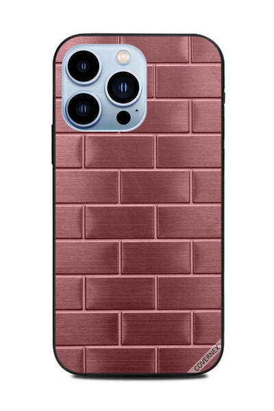 Covernex غطاء حماية لجهاز Apple iPhone 13 Pro بنمط جدار الخوخ المتكسر