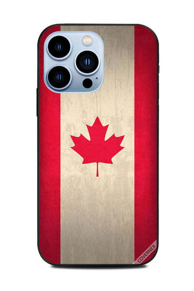 Covernex غطاء حماية لجهاز Apple iPhone 13 Pro بعلم كندا العتيق