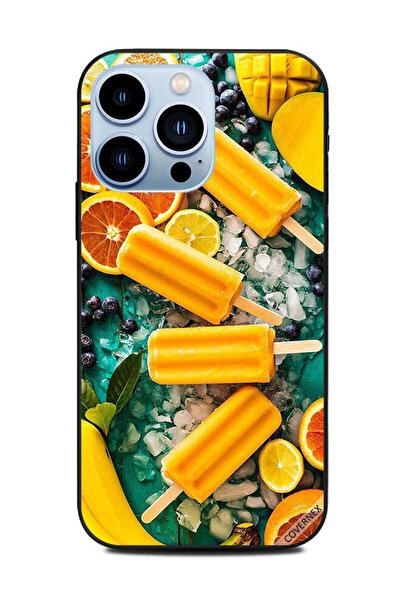 Covernex غطاء حماية لهاتف Apple iPhone 13 Pro بطبعة آيس كريم عصير الليمون