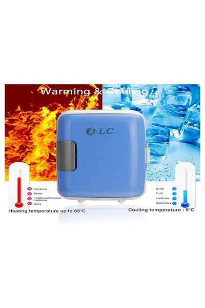DLC Cooler & Warmer Keeper | 2 in 1 Home & Car Use Both | For Picnics, Camping, Car Trips & Home