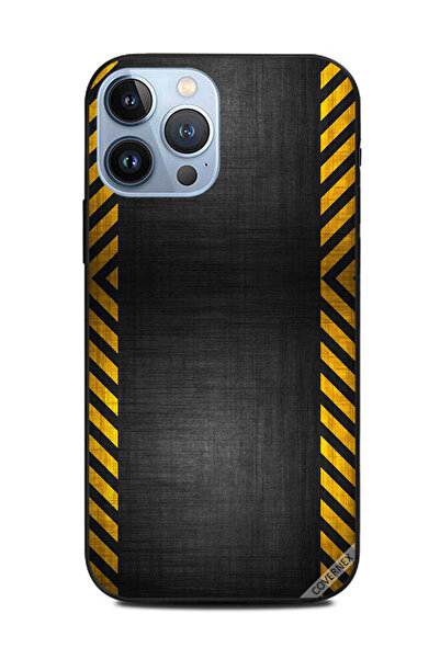 Covernex غطاء حماية لهاتف Apple iPhone 13 Pro Max بنمط خطوط الطرق الصفراء