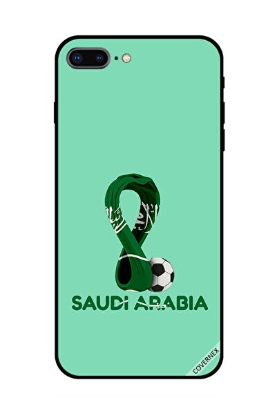Covernex غطاء حماية لهاتف آيفون 7 بلس من آبل، علم السعودية على خلفية كأس العا...