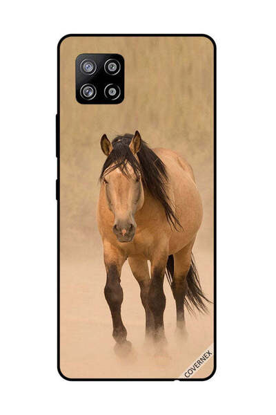 Covernex غطاء حماية لهاتف سامسونج جالاكسي A42 - سباق الخيل البني