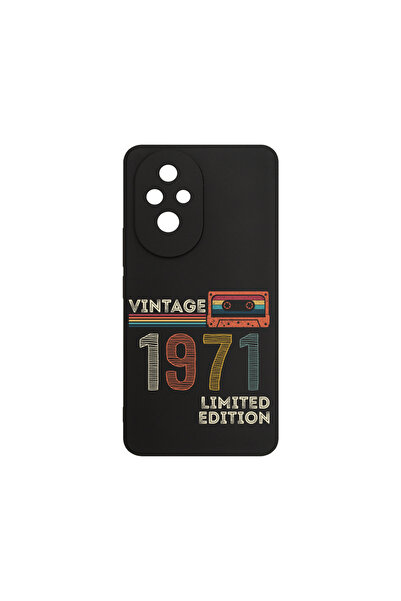 bestcase ® Husa Slim Silicon pentru Honor 200, 1971 - Vintage Tape, 1894728 B...