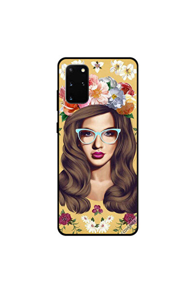 Covernex غطاء حماية لهاتف سامسونج جالكسي S20 بلس بتصميم فتاة أنيقة مزينة بالزهور