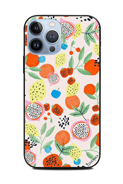 Covernex غطاء حماية لهاتف Apple iPhone 13 Pro Max بنمط زهور الفواكه