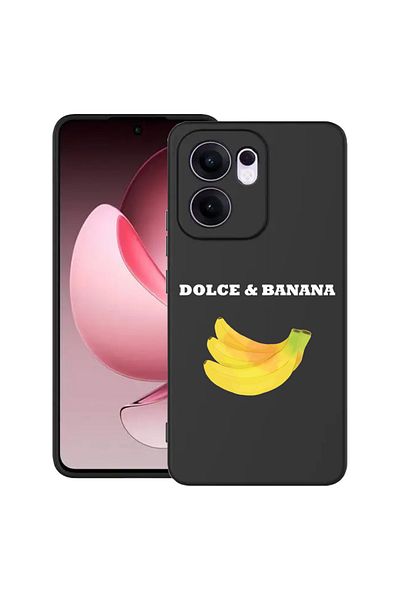 bestcase ® Husa Slim Silicon pentru OPPO Reno13 F / Reno13 FS, Dolce & Banana, 2022872 B 1858
