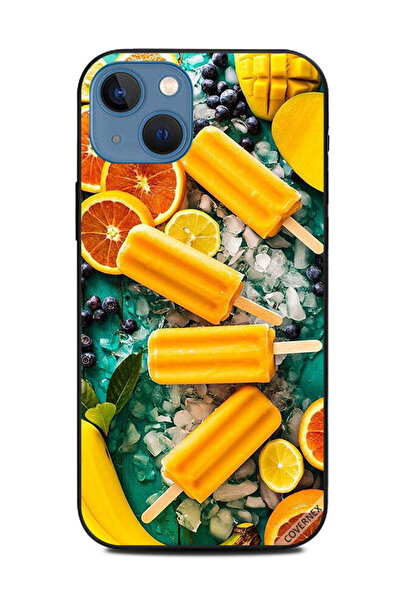 Covernex غطاء حماية لهاتف Apple iPhone 13 بطبعة آيس كريم عصير الليمون