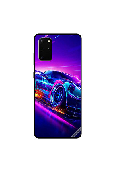 Covernex غطاء حماية سامسونج جالكسي S20 بلس، إضاءة سيارة وردية زرقاء