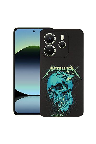bestcase ® Husa Slim Silicon pentru Xiaomi Redmi Note 14 5G, Tagila Metallica...