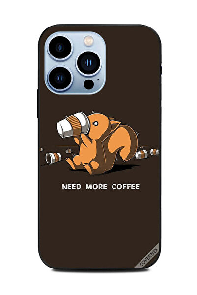 Covernex غطاء حماية لجهاز Apple iPhone 13 Pro - هل تحتاج إلى المزيد من القهوة؟