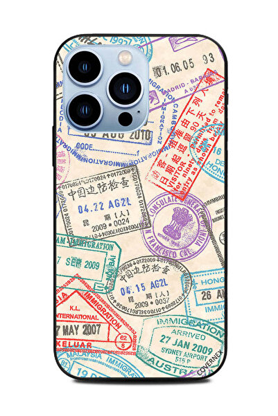 Covernex غطاء حماية لهاتف Apple iPhone 13 Pro - طوابع السفر