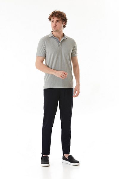 Fulla Moda Μπλουζάκι με μοτίβο Slim Fit Polo Collar