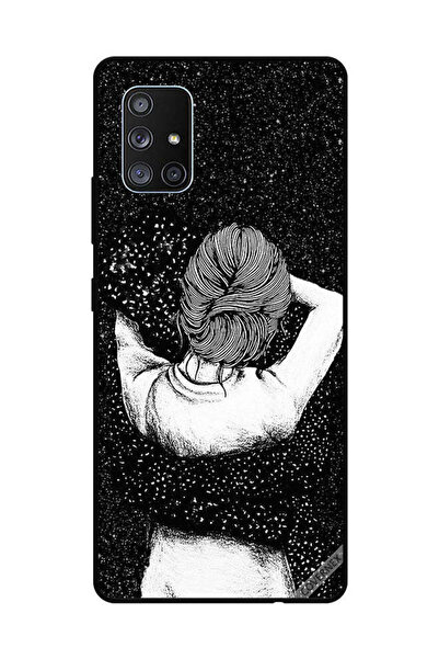 Covernex غطاء حماية لهاتف سامسونج جالاكسي A71 - خيال فتاة خربشة ليلية