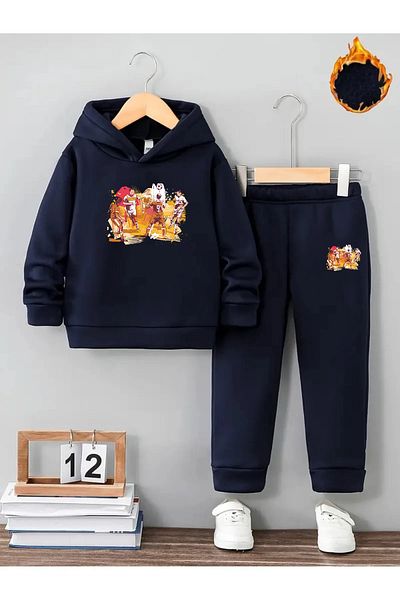makiteks Winter Boys Tracksuit Set 5 6 7 8 9 10 11 12 Years Football