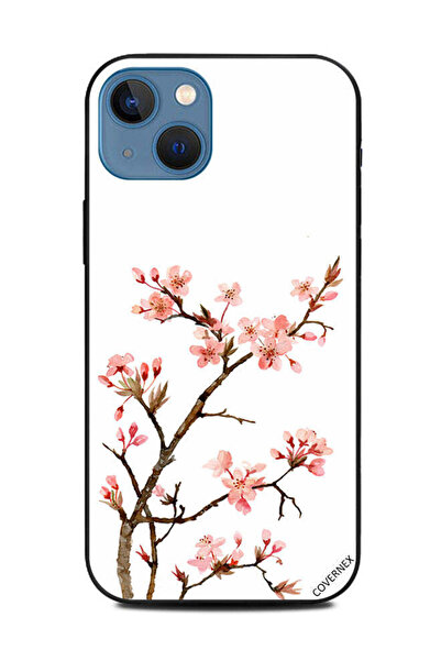 Covernex غطاء حماية لهاتف أبل آيفون 13 - زهور وفروع