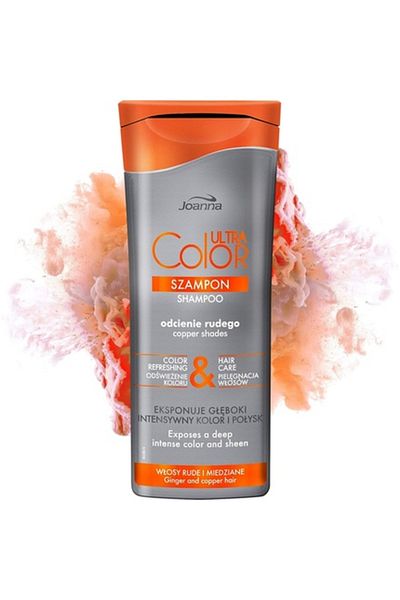 JOANNA Colored hair shampoo, Joanna, Ultra Color Copper Tone, 200ml