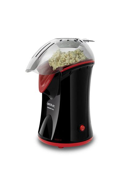 CECOTEC Popcorn maker, Cecotec 3040, 1200 W, black/red