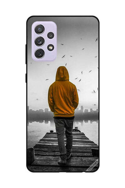Covernex غطاء حماية لهاتف سامسونج جالاكسي A72 - فتى حزين يمشي