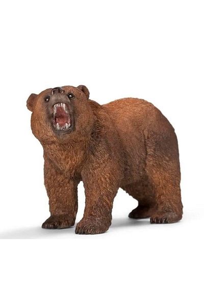 SCHLEICH Grizzly bear figurine, Schleich, brown