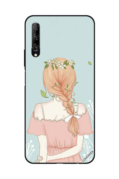 Covernex غطاء حماية لهاتف هواوي Y9S بفتاة واقفة بمظهر لطيف