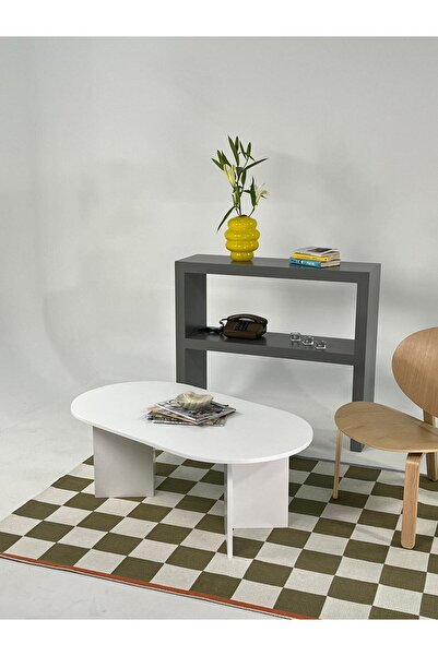 kuppdesign - Leo Large Orta Sehpa Beyaz