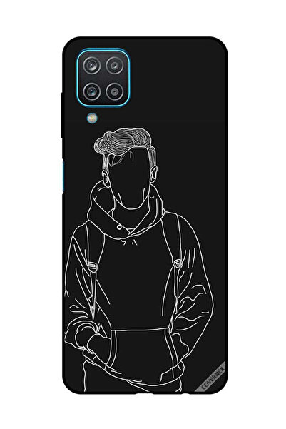 Covernex غطاء حماية لهاتف سامسونج جالاكسي A12/M12 رسم جاكت بوي