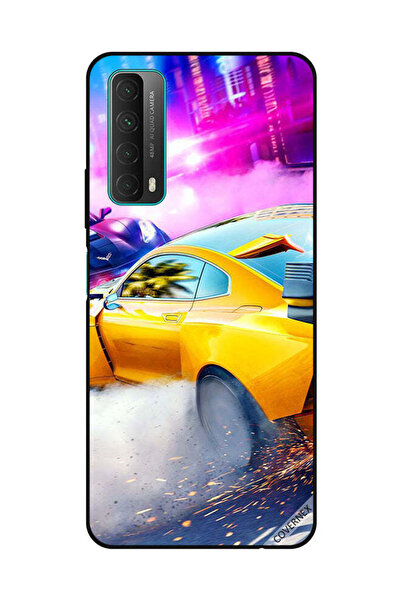 Covernex غطاء حماية لهاتف هواوي Y7A/P Smart 2021 - سيارة صفراء