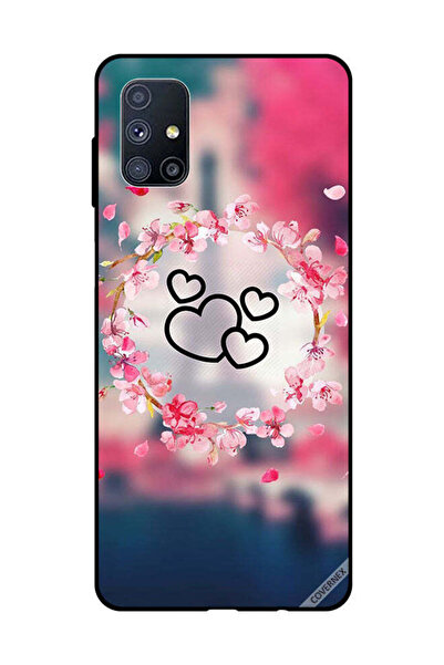 Covernex غطاء حماية لهاتف سامسونج جالاكسي M51 قلوب سوداء