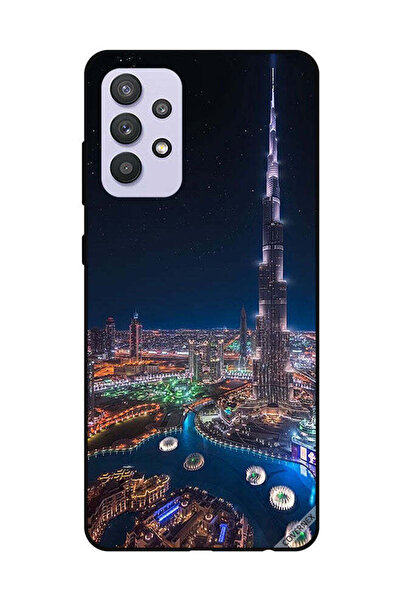 Covernex غطاء حماية لهاتف سامسونج جالاكسي A32 5G منظر ليلي لوسط المدينة