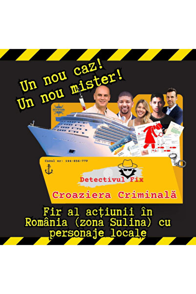Magia Cartii Joc de societate cu detectivi, Dosar Detectivul Fix, Caz: Croaziera criminala, DetectivulFix.ro