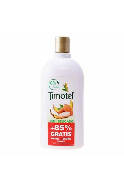 PASANTE Șampon 2-în-1 Timotei, Ulei de Migdale Dulci, 750 ml