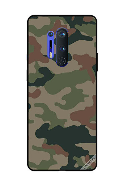 Covernex غطاء حماية لهاتف OnePlus 8 Pro بنمط مموه باللونين الأخضر والبني