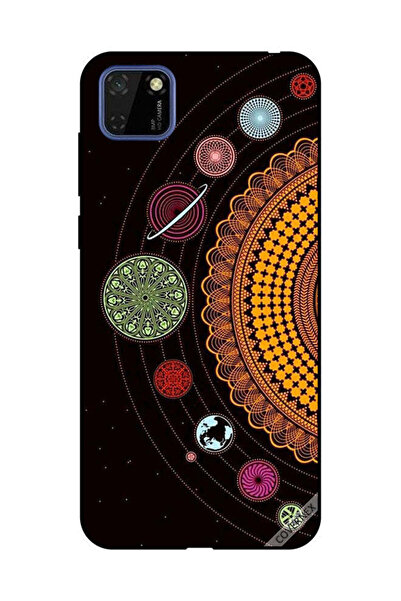 Covernex غطاء حماية لهاتف هواوي Y5P - أشكال ماندالا الفضائية