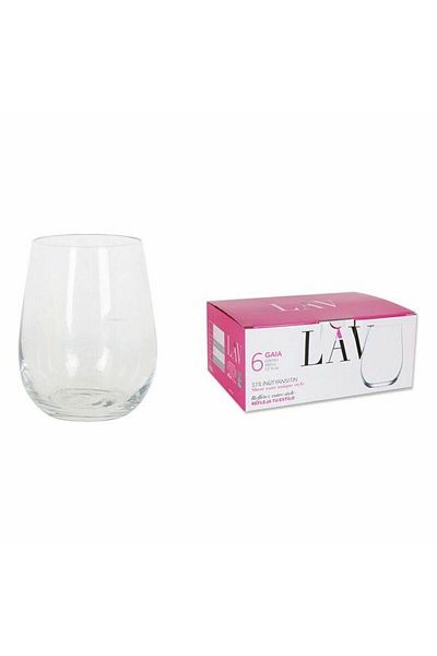 Denivit LAV Gaia 360 ml glass set, 6 units
