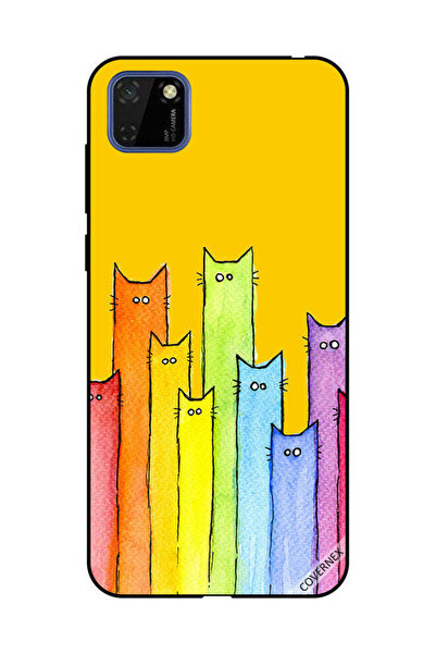 Covernex غطاء حماية لهاتف هواوي Y5P - تصميم دمية قطة